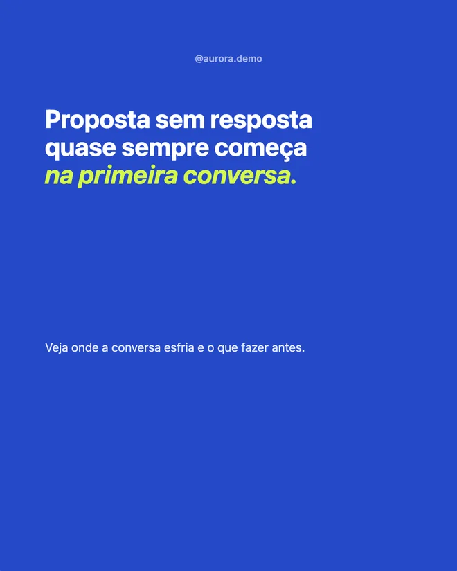 A mesma capa no modelo de fundo azul (dados fictícios).